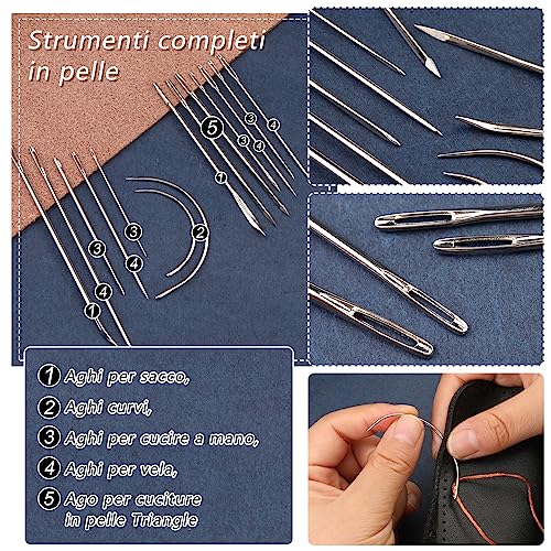 Set di strumenti in pelle, set di strumenti di