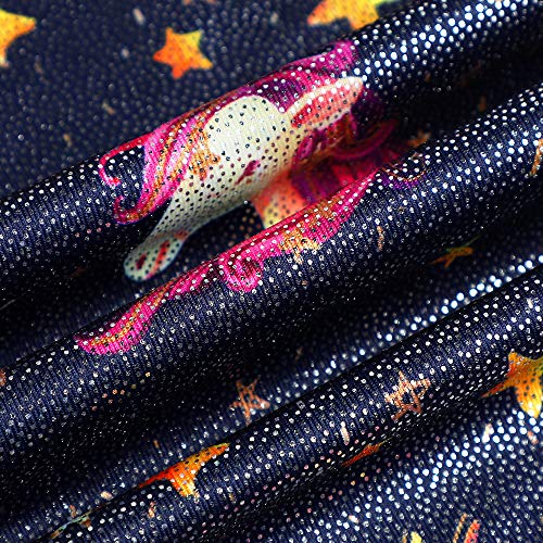 HOZIY Girls Gymnastics Leotards for Kids Tumbling Outfits Biketard Sparkle Adorable Pattern