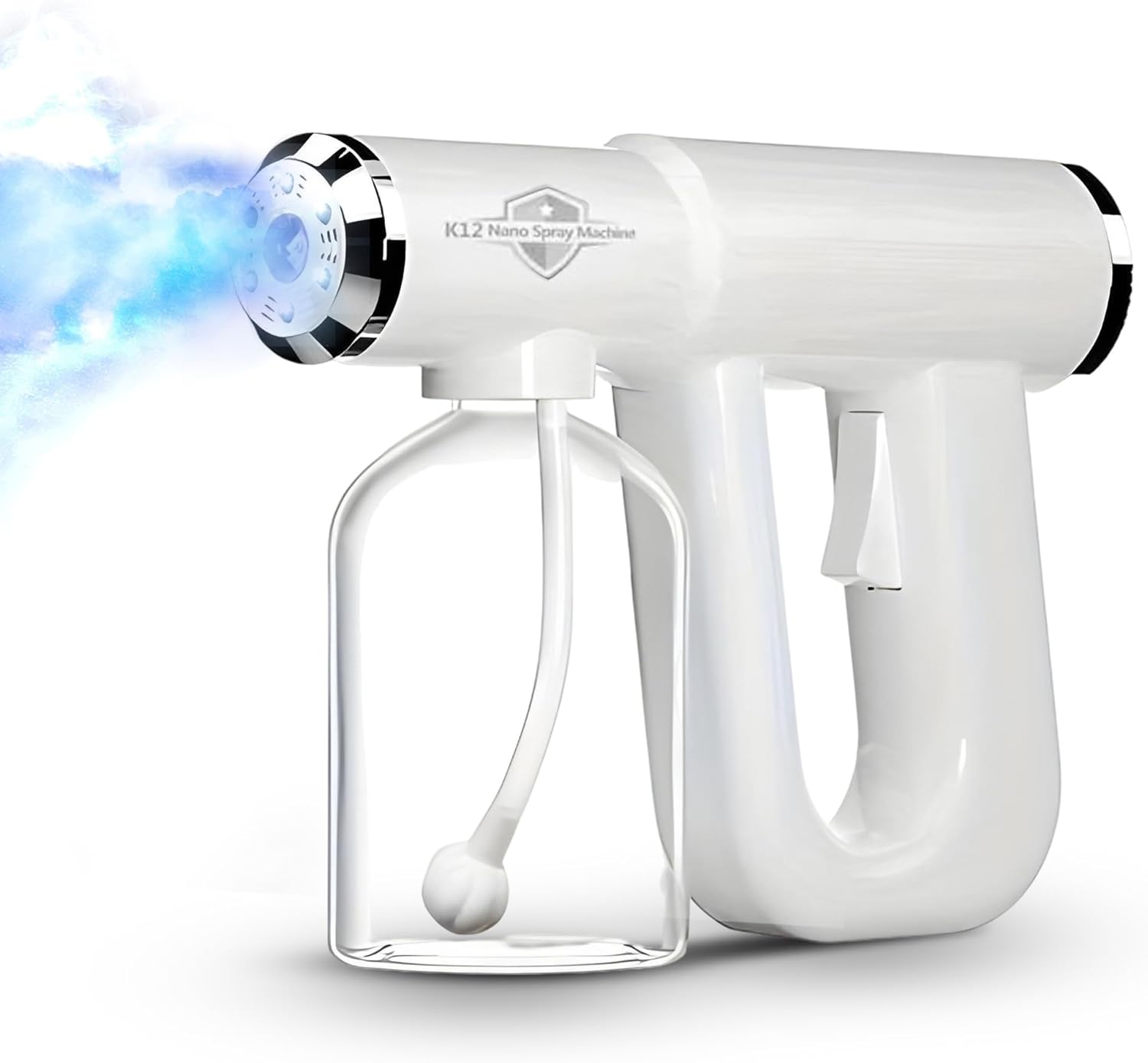 Product image of The Original Disinfectant Fogger Machine - Professional Sanitizer Sprayer - ULV Atomizer & Nano Steam Gun – Rechargeable Barber Spray Gun with Blue Light V2