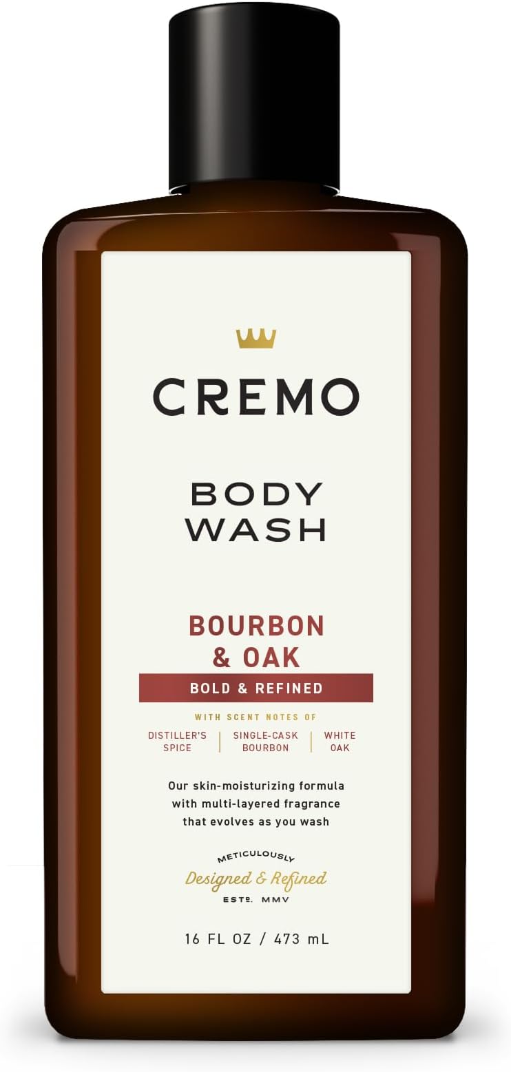 Cremo All Season Body Wash - Bourbon & Oak, 16 Ounce