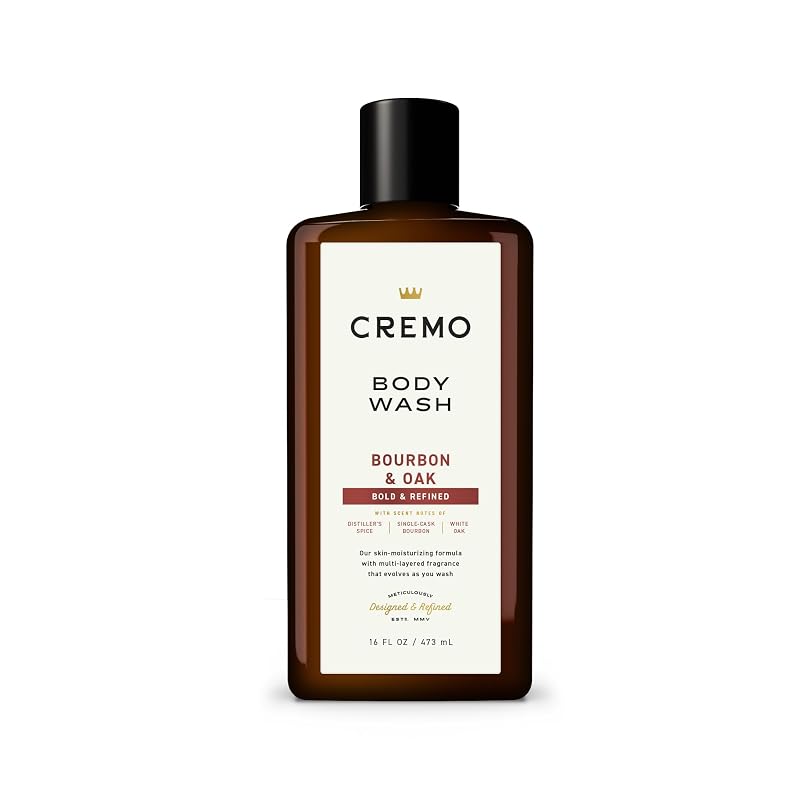 Sabonete líquido corporal Cremo Bourbon & Oak, 473 mL