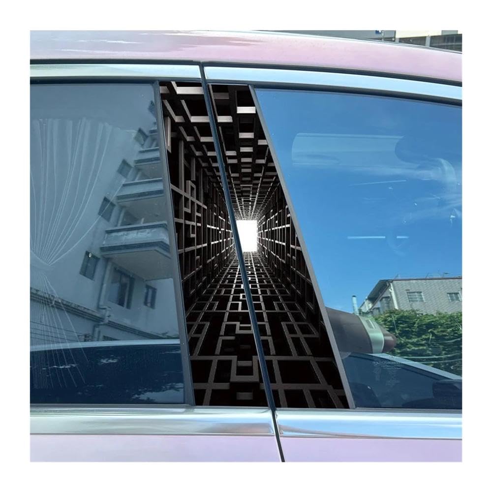 Autocollant pour pilier central de voiture étanche et design cosmique pour vos road trips