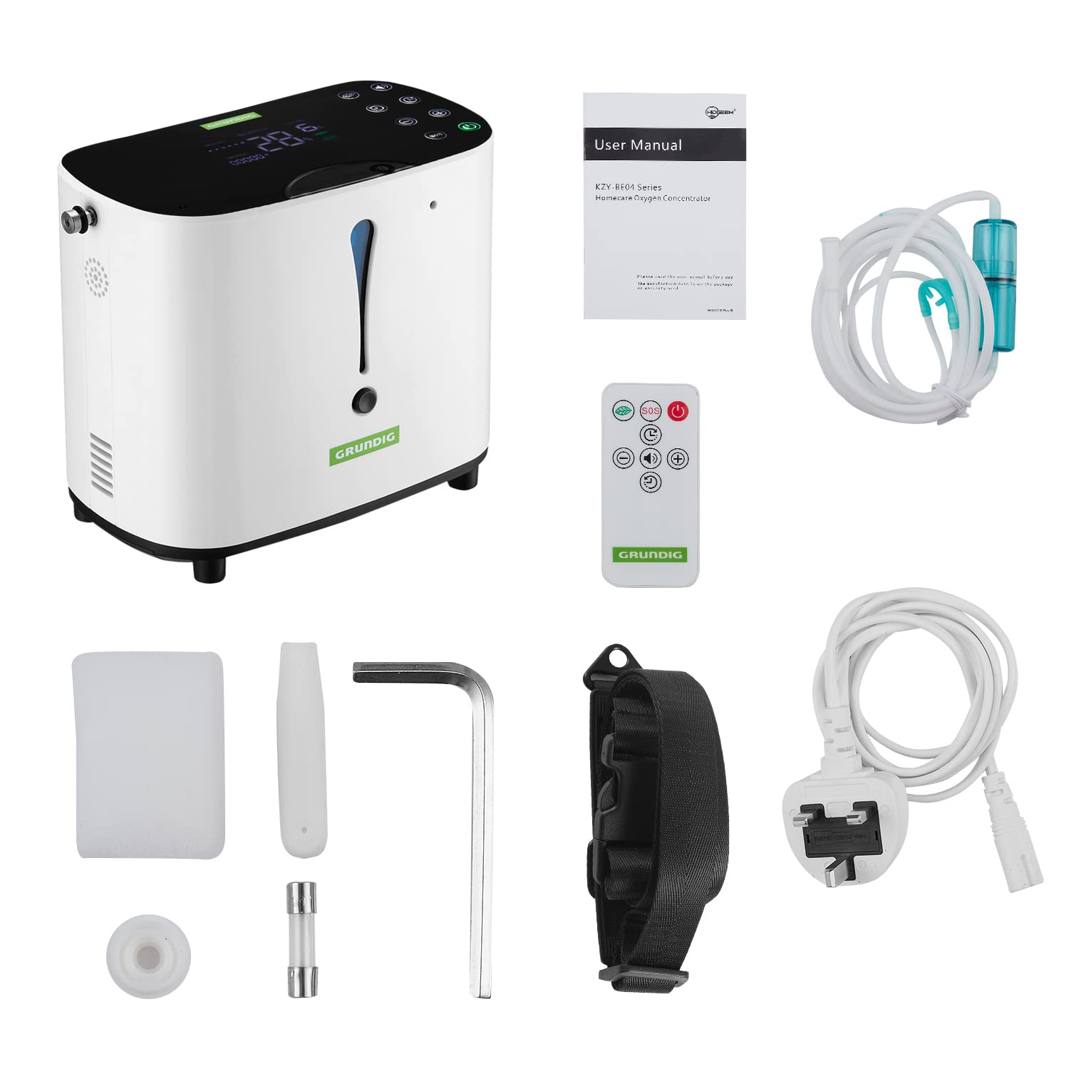 Buy GRUNDIG Oxygen Concentrator, Portable Oxygen Generator 93 Highly