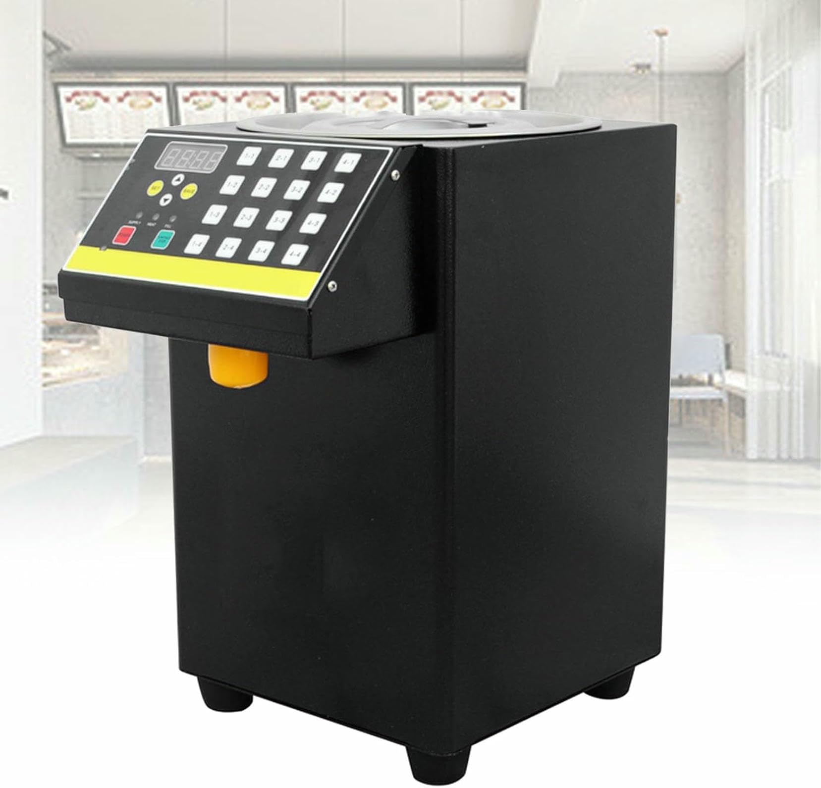 Machine fructose automatique 8.5L distributeur de sirop de sucre 350W pour café thé et glace