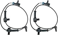 Ruizure Rear ABS Wheel Speed Sensors Pair for 07-13 Chevy Silverado 1500/2500/3500 GMC Sierra Cheyenne ALS1757 Driver Passenger Side 2PCS