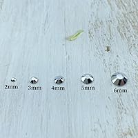 Vista 25 de 5000 diamantes de imitación redondos de resina de 0.157 pulgadas con parte trasera plana rosa claro para manualidades, diamantes de imitación