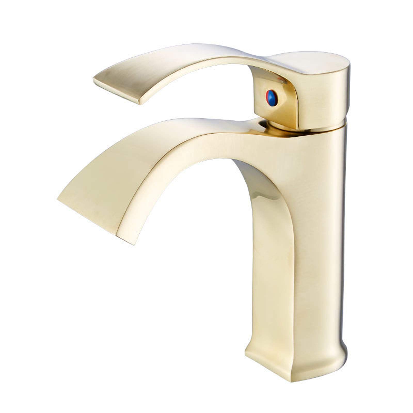 Robinet cascade pour mitigeur de lavabo chaud froid silencieux sans éclaboussures pour vasque