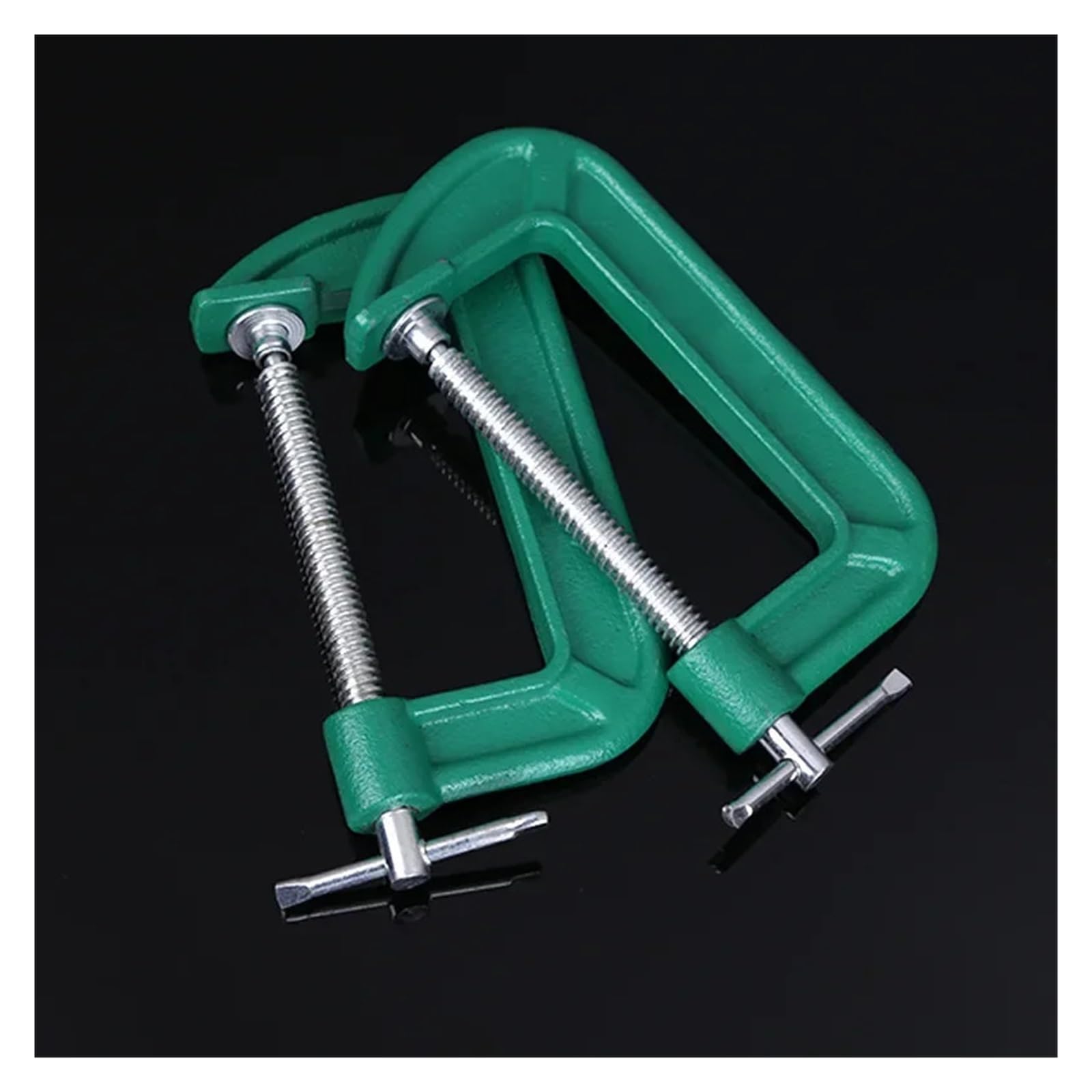 Abrazadera de sujeción hierro dúctil, abrazaderas C ajustables liberación rápida, herramientas manuales madera for carpintería DIY, fuerte y rápido 1/2/3/4/5/6/8 pulgadas(6 inches (1pcs))