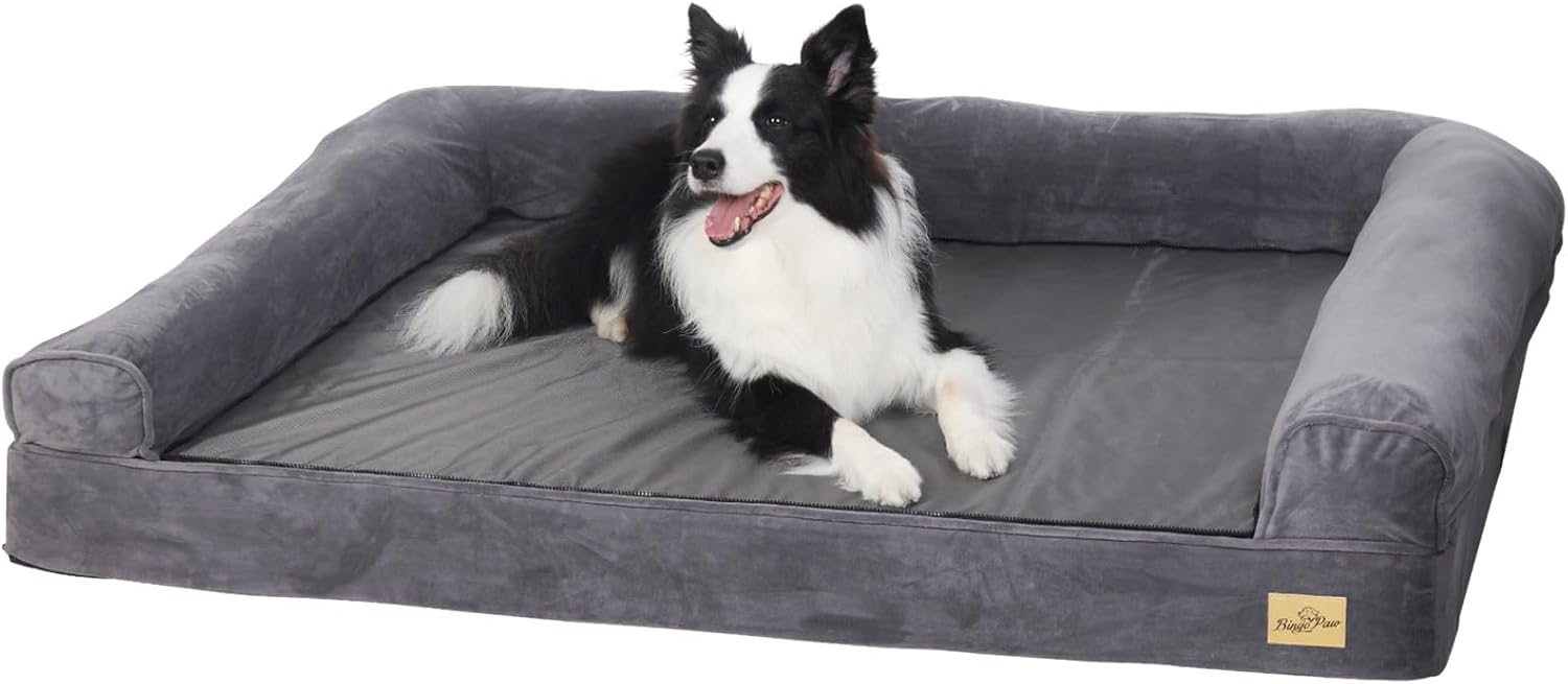 Extra Large Dog Sofa Bed Memory Foam Orthopedic Pet Mattress Cushion