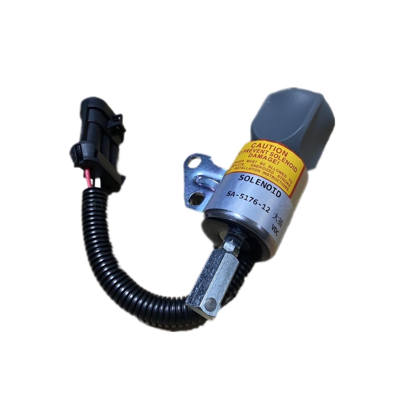 Électrovanne 1E231-60011 pour mini-pelle DX 17, solénoïde de coupure moteur D722 type 1756ES