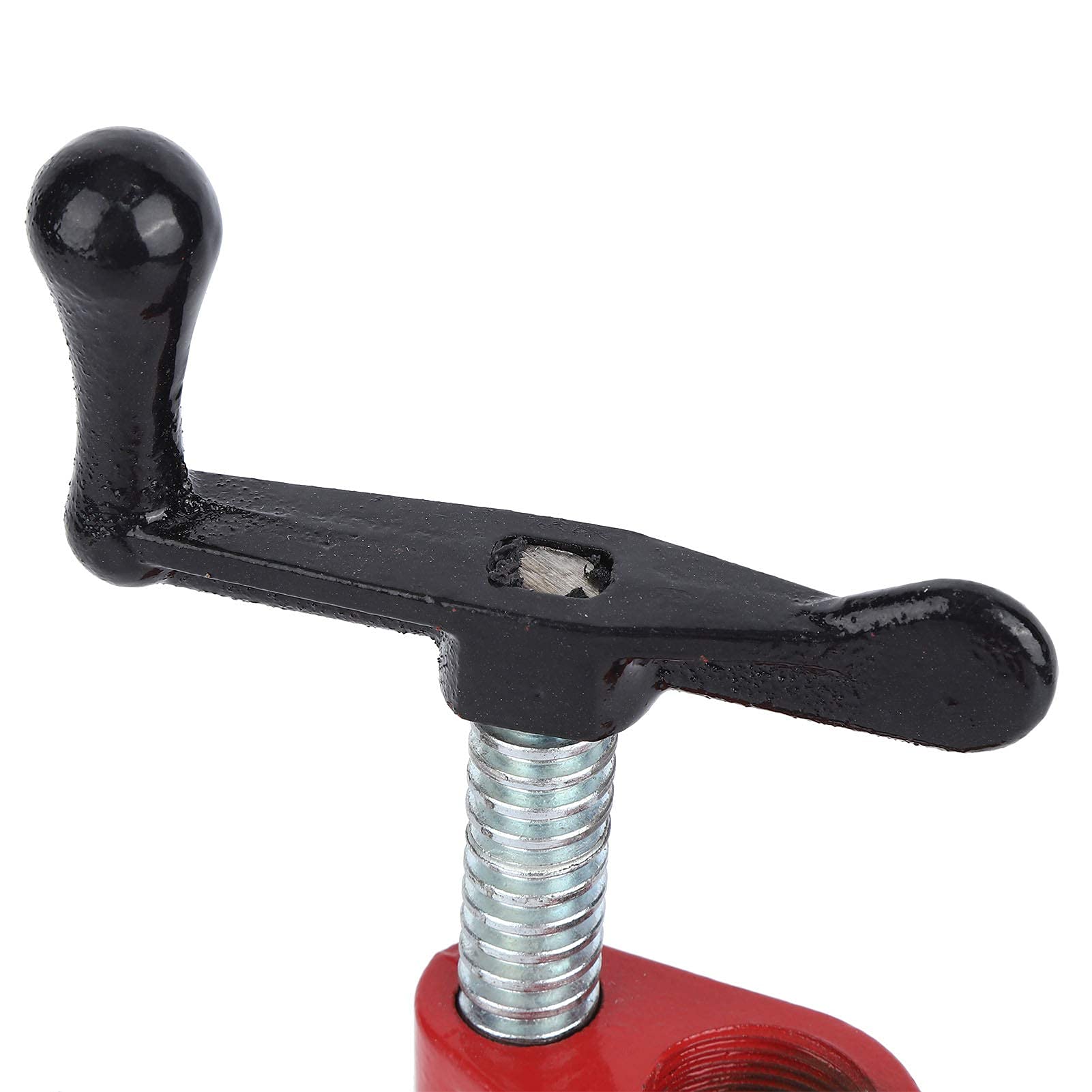 Juego de 4 abrazaderas de tornillo de 3/4 pulgadas, abrazaderas para tubos, abrazaderas en F para carpintería, abrazadera de liberación rápida, banco de trabajo para trabajar la madera, base ancha