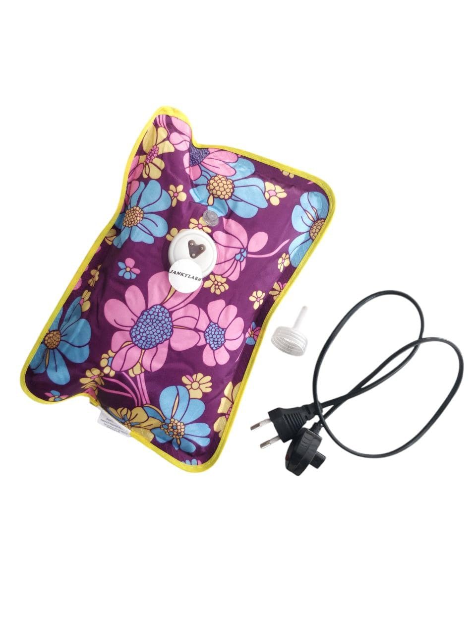 jankylabh Hot Water Bag Electric Heating Pad Hot Bags for Pain Relief Heating Bag Hot Pack Water Bag for Pain Relief Hot Bag Electric Hot Water Bag for Back Pain Relief Men (MULTICOLOUR)