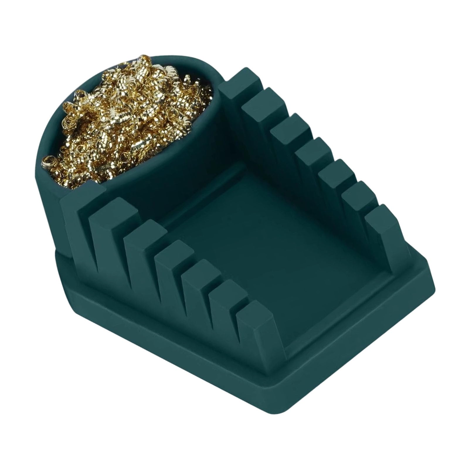 Ordinaryone Green Yet Sturdy Silicone Welding For Holding Multiple Wires Securely During Soldering Projects Mobile Soldering Offices