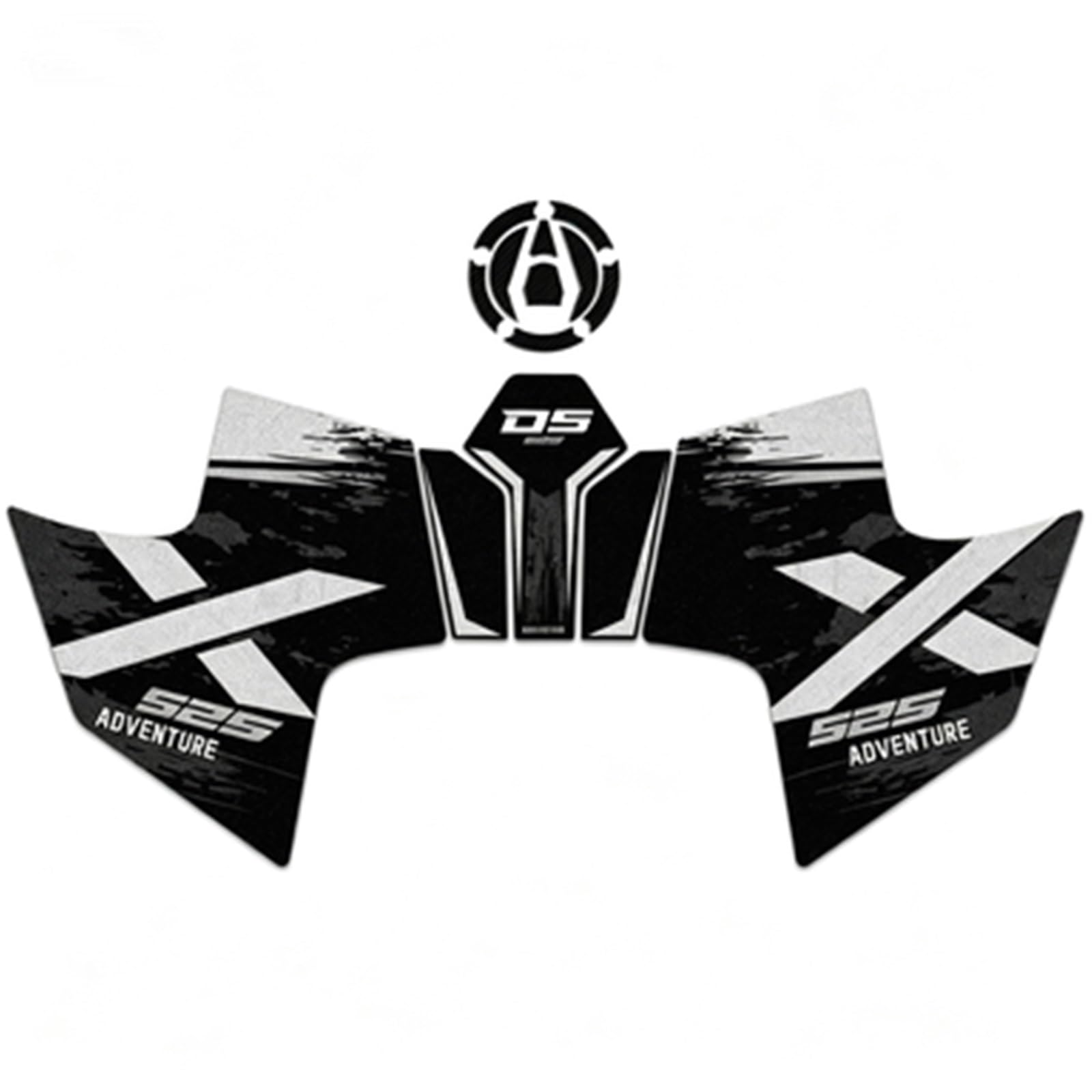 Motorcycle 525DSX Fuel Tank Pad Stickers Protector Anti Slip Decals for Voge for Valico 525 DSX DS525X 2023-2025 Accessories(Color2)