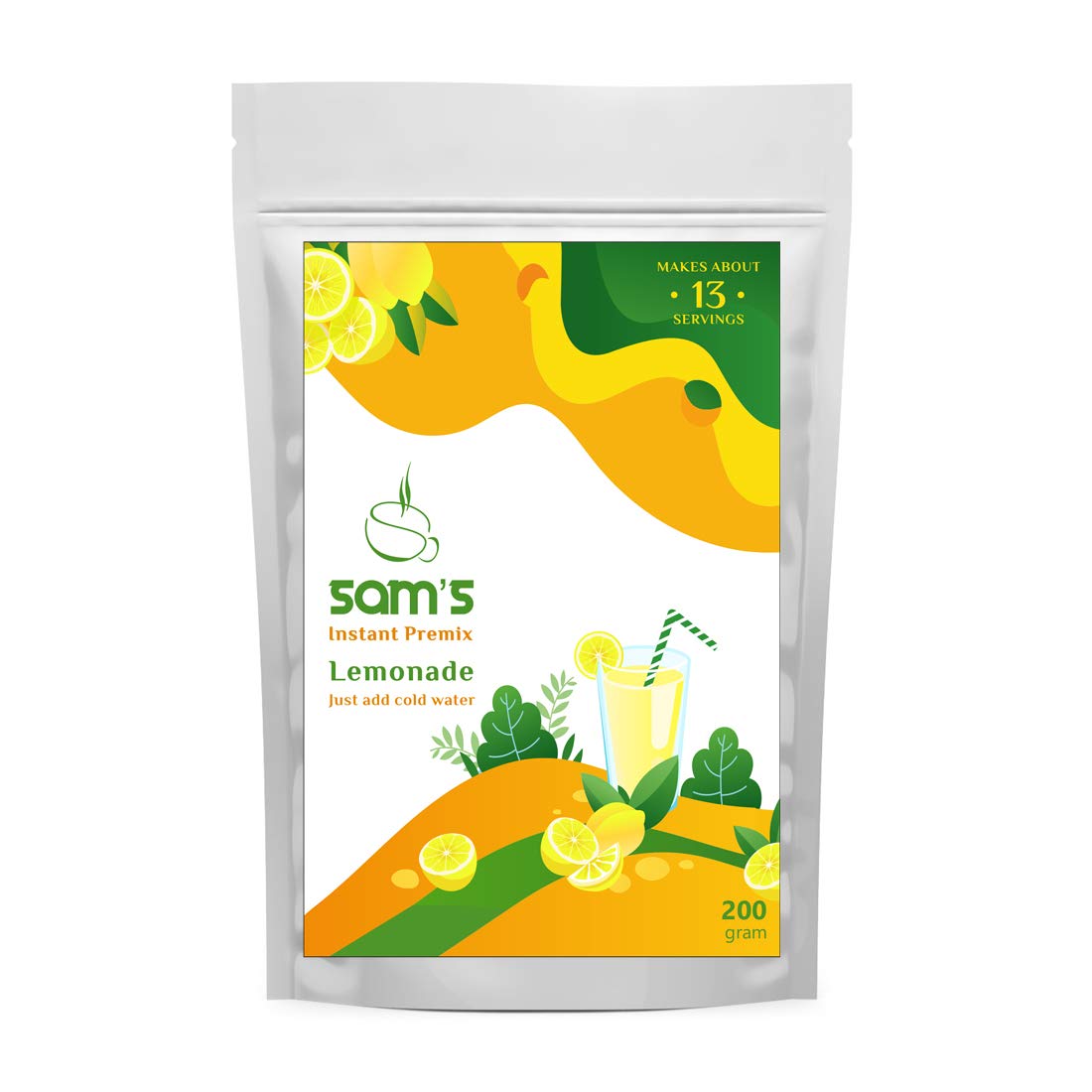 SAMS Instant Premix Lemonade 200gm | Refreshing Summer Drink | Instant Premix | Lemonade Powder-image-43