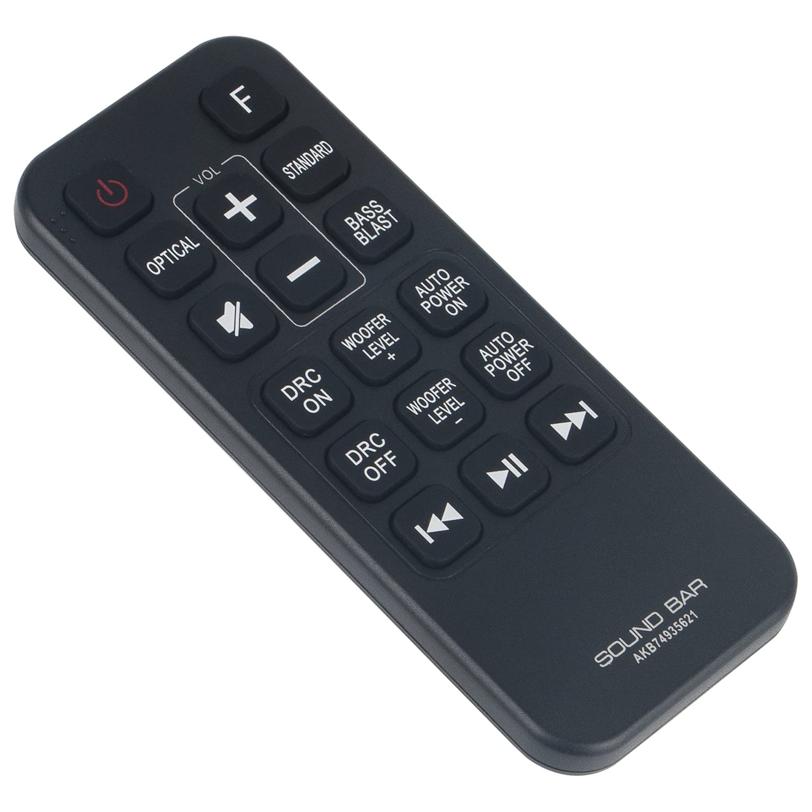 ALLIMITY Telecomando AKB74435311 Sostitutivo Per LG Sound Bar: LAP250H, LAS450H, LAS455H, LAS551H, LASC55, LASC55S, S55A1-D