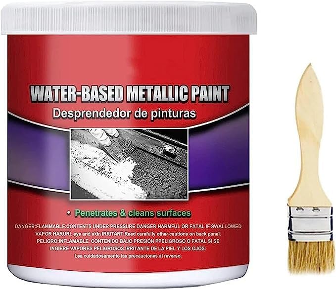 ARV® Paint Rust Remover With Brush Rust Stopper Paint For Car Railings Fleet Other Home & Garden Metallic Paint(300 G Pack Of 1)