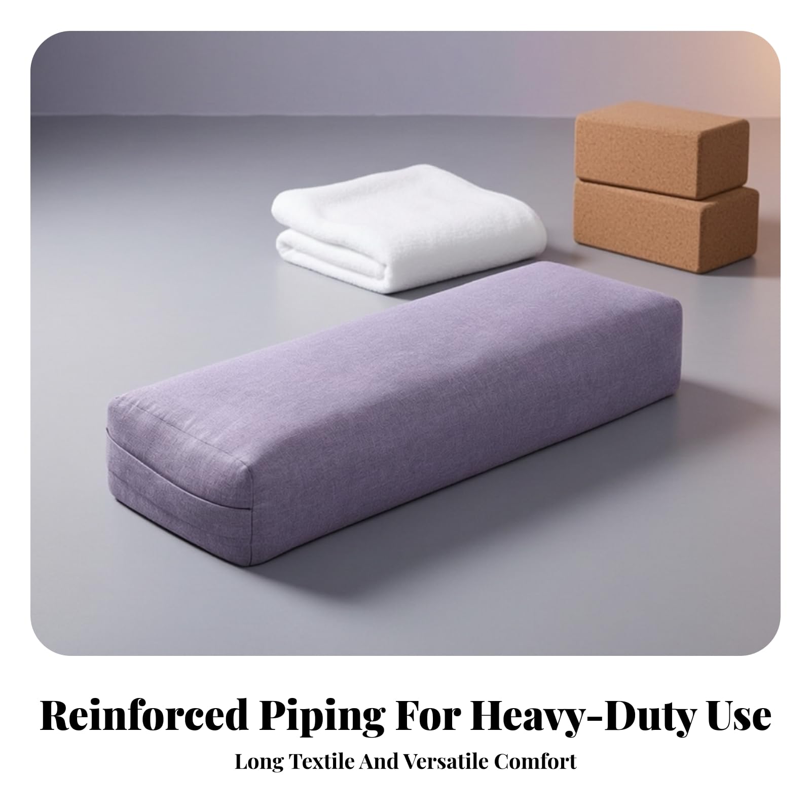 Cuscino Meditazione Bolster Sfoderabile