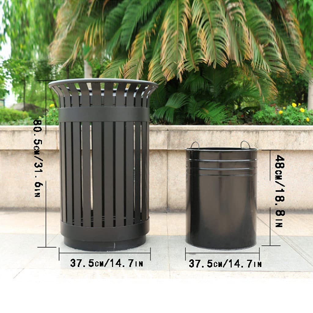 Schöner-Wohnen24 – Cubo De Basura Armario Acero Inoxidable Para Tres 240 L Toneladas