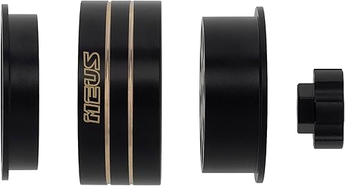 Miniatura 5 de MEUS RACING Juego de 4 ruedas de metal y latón 10 Beadlock con adaptador hexagonal extraíble de 0157in para 118 TRX4M Axial SCX24 Gladiator Bronco