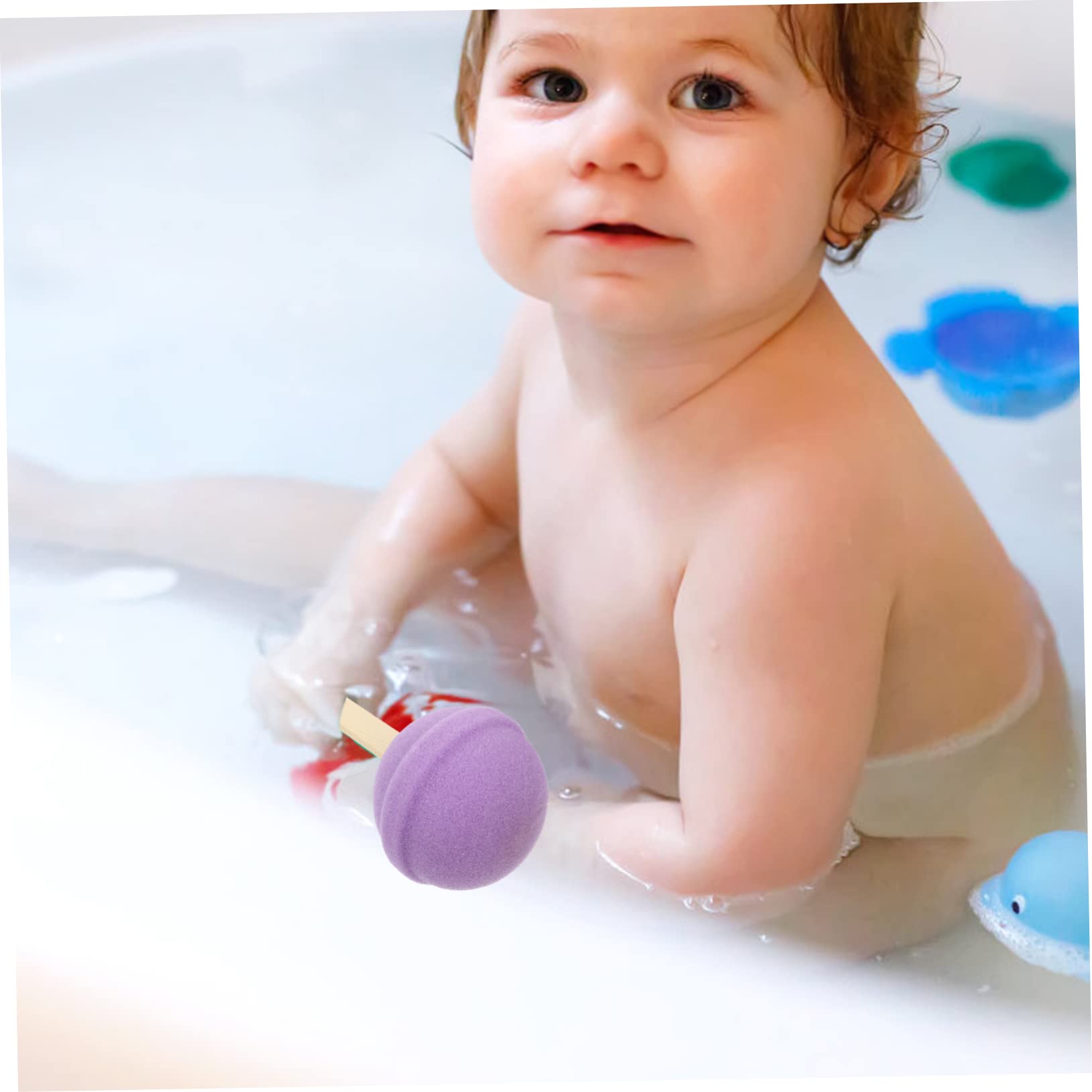 FRCOLOR 12piezas Esponjas De Baño Coloridas Esponjas De Baño Reutilizables Para Adultos Para Viajes Suaves y Exfoliantes Apto Para Piel Sensible Aleatorios