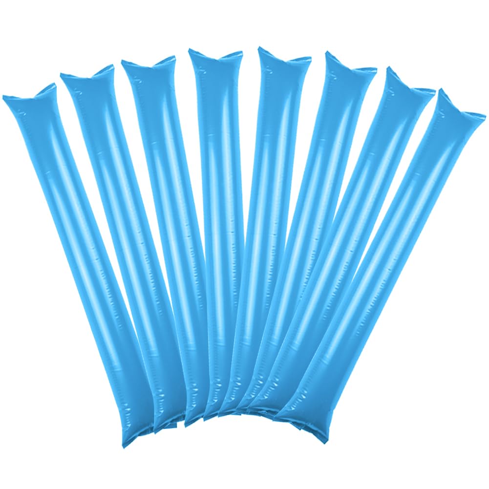 UBIOER 100 PCS Thunder Sticks Cheering Sticks Thicken Bam Bam Cheerleading Noise Makers Balloons for Sporting Events Dance Basketball Football Game