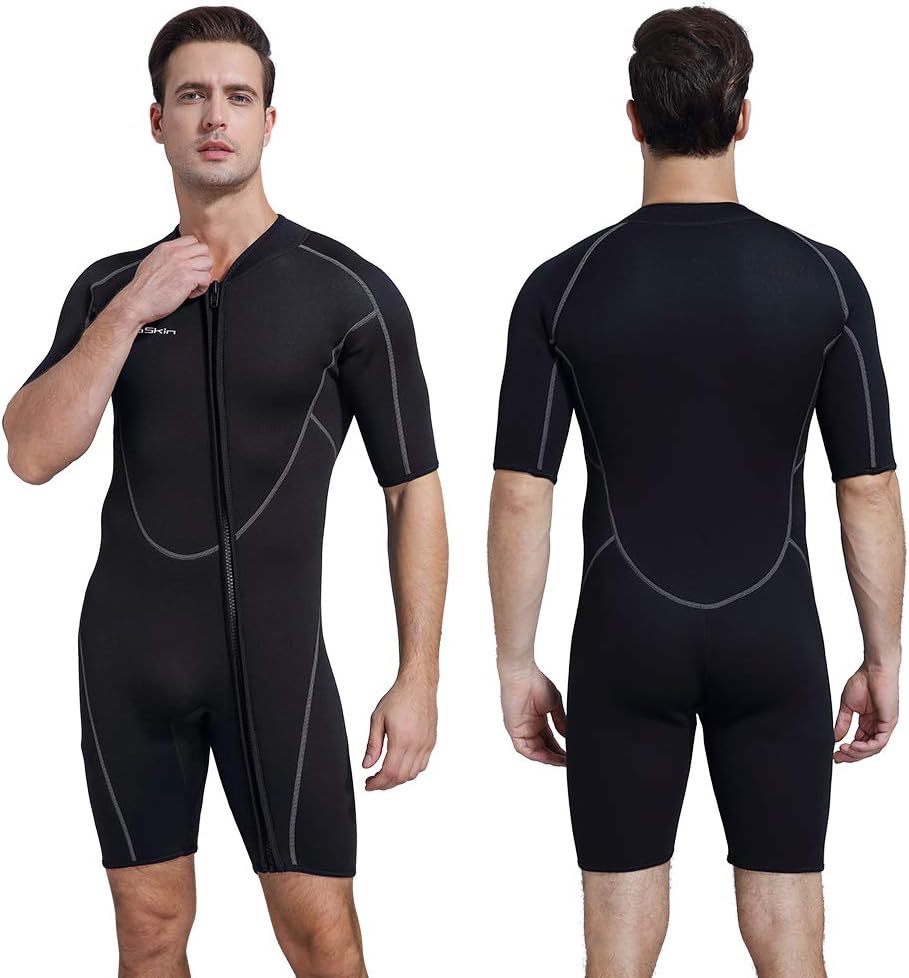 Seaskin Mens 3mm Shorty Wetsuit Womens