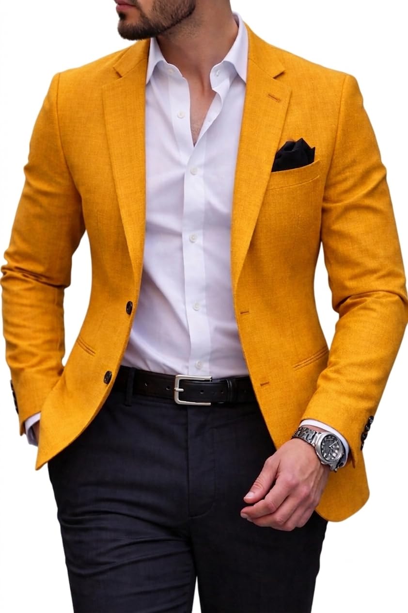 Men's Premium Blazer Fabric-image-21