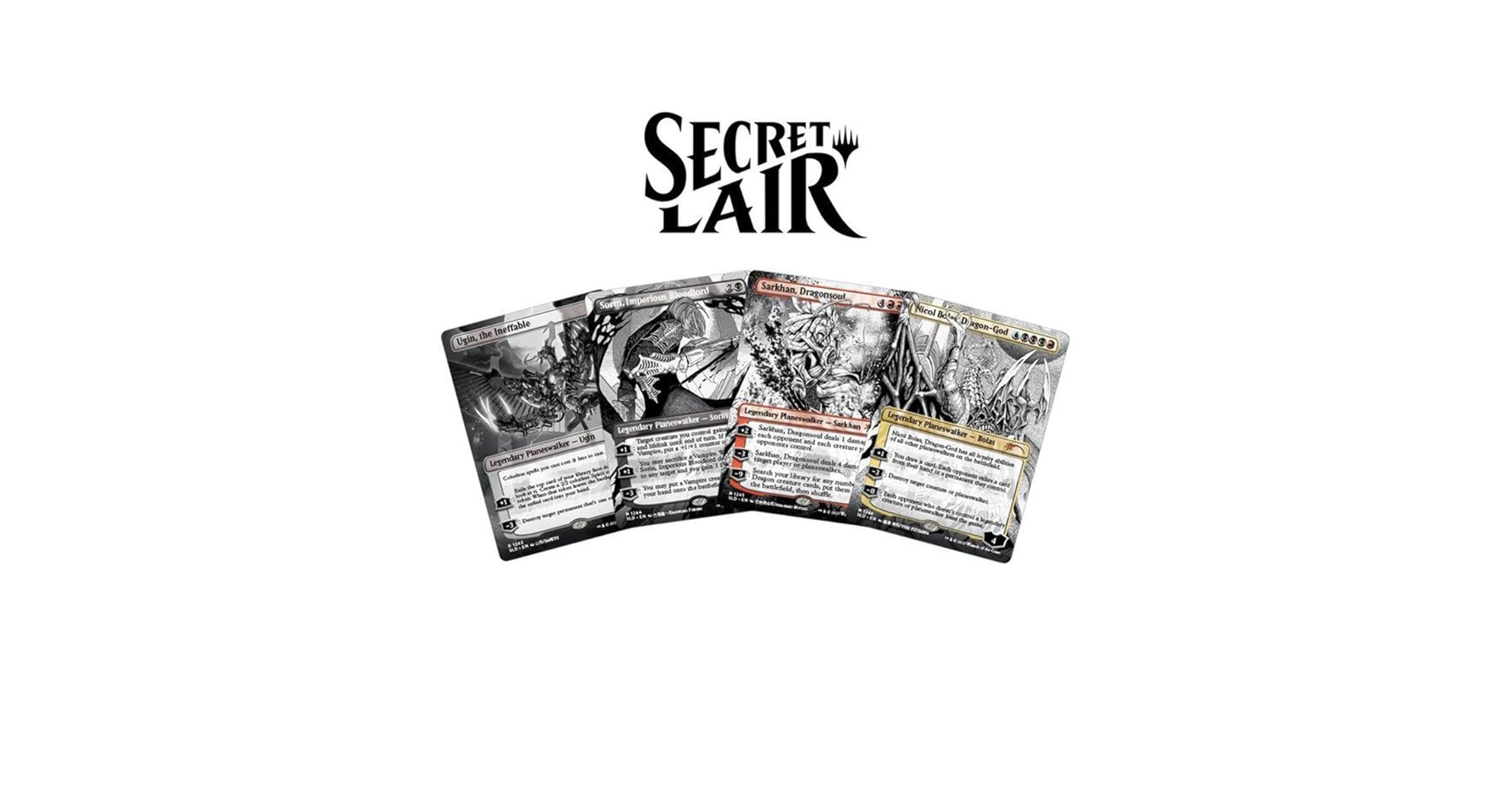 マジック：ザ・ギャザリング more borderless planeswalkers x 2 MTG Secret Lair: More Borderless Planeswalkers (Traditional