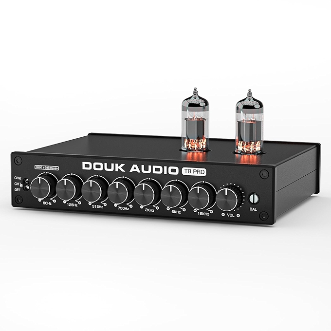 Douk Audio HiFi 真空管7段均衡器前置放大器