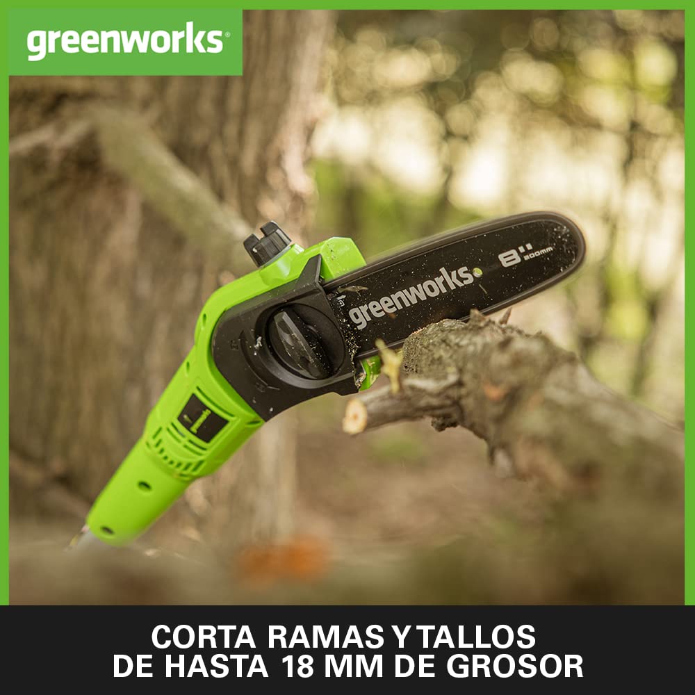 Greenworks Cortasetos a Batería 24V GD24HT61 Cuchillas renovadas 61 cm, Corta Ramas y Tallos de Hasta 25.4 mm Grosor, 3200 spm, sin Batería ni Cargador