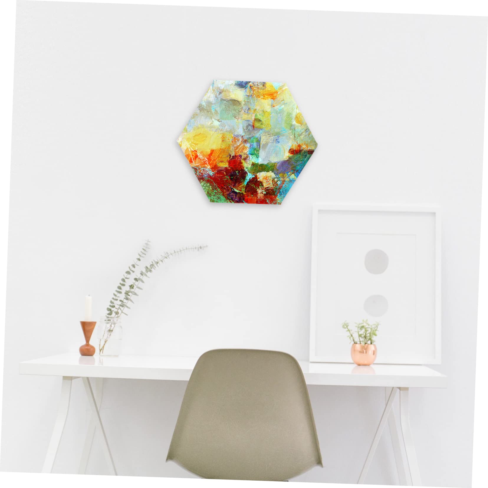 3pièces Toile Vierge Étirée Pour Peinture à Huile Cadre Pour Étudiants Et Artistes Débutants