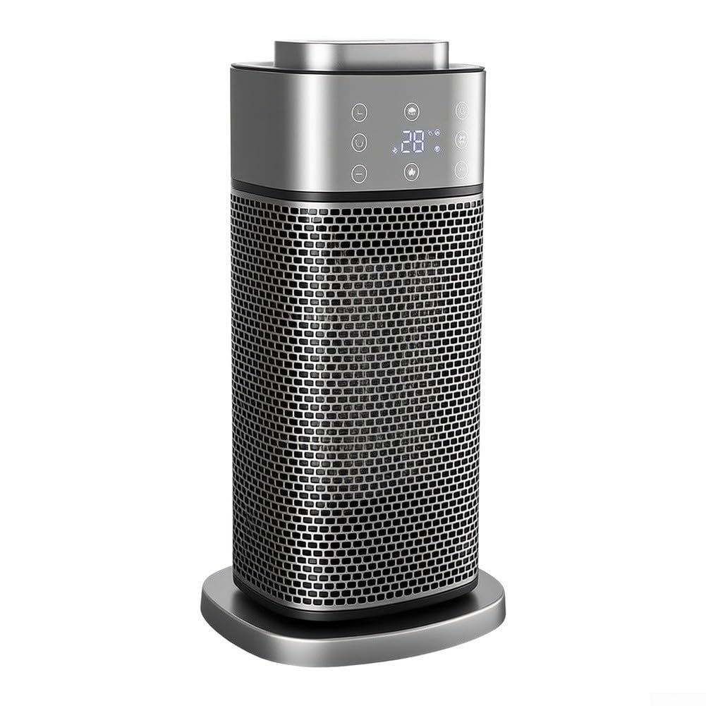 pour chauffage Ventilateur 2000W avec Humidificateur Intégré(Sliver EU)