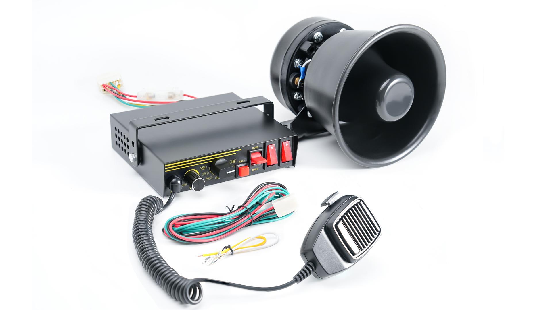 Amazon.com: JAMTON 200W 12V 9 Tone Emergency Siren System, Black
