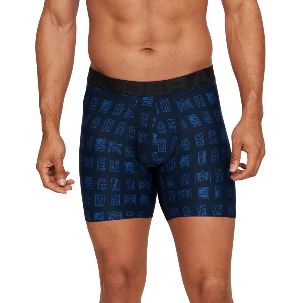 Under Armour 3-Pack Performance Tech Solid 6" Boxer Briefs