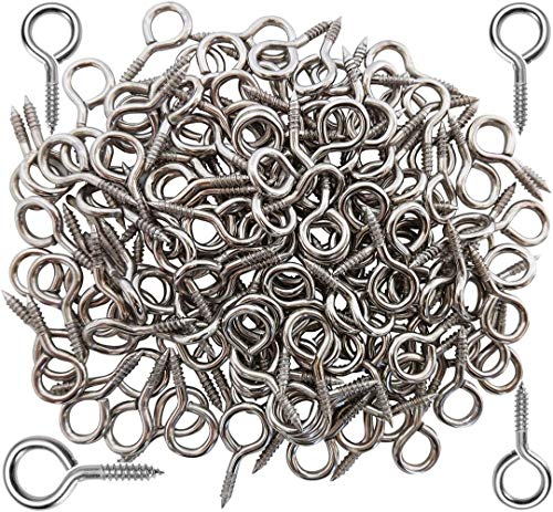Preisvergleich Produktbild Ösenschraube,BETOY Augen Schraubösen Schraubhaken Ringschraube Edelstahl Augenschrauben,50 Stück