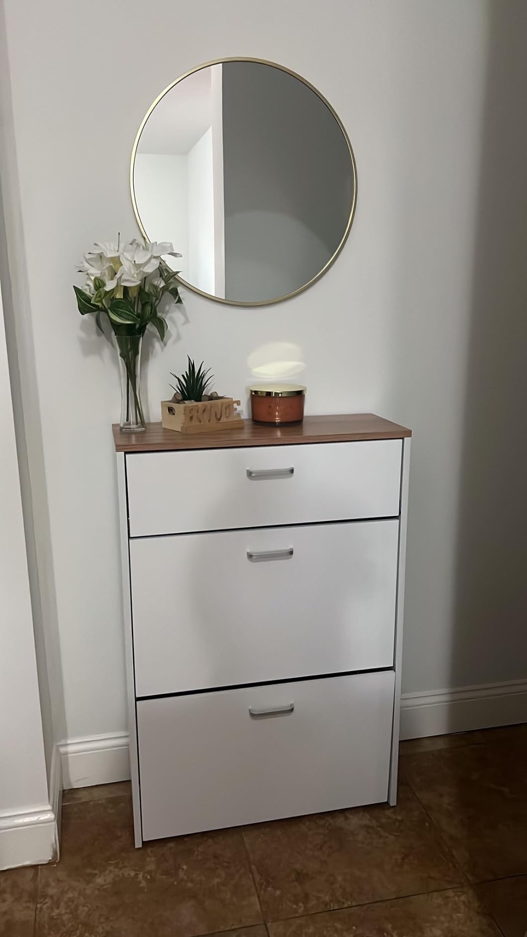 Customer photo of shoe cabinet