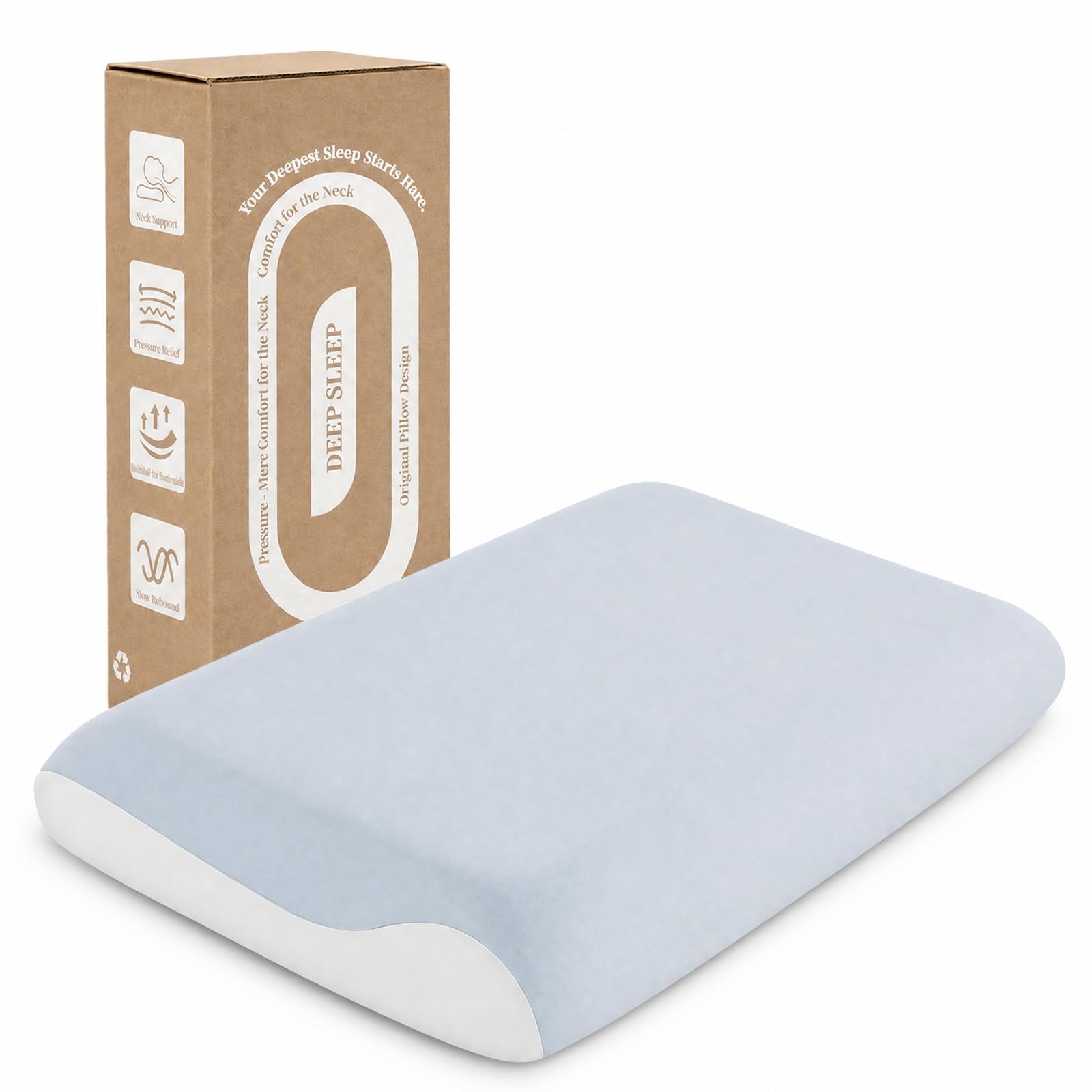 Photo 1 of BEDMUST Memory Foam Pillow Queen