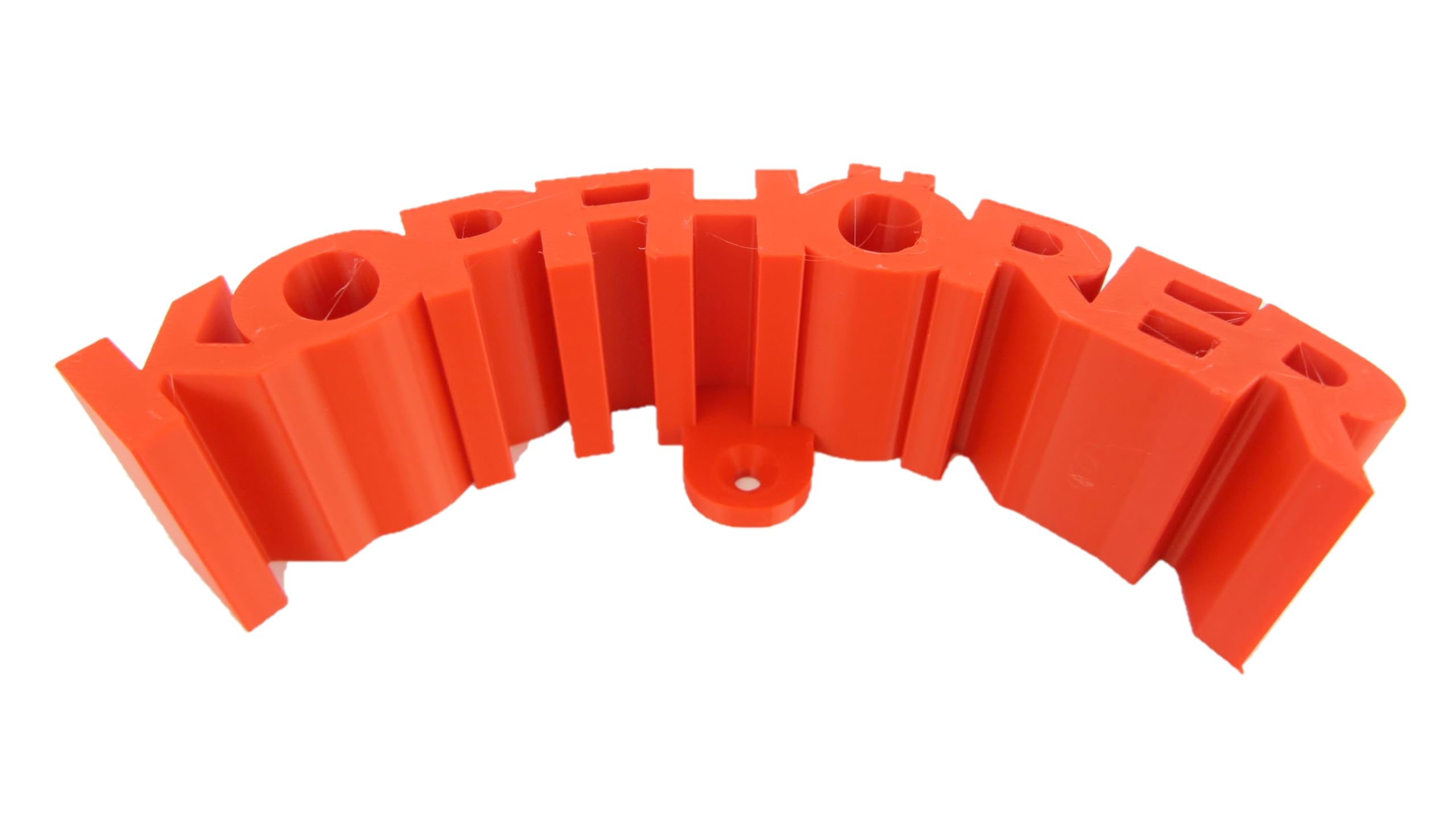 Clever-Deko Cooler Headphones Wall Mount Red