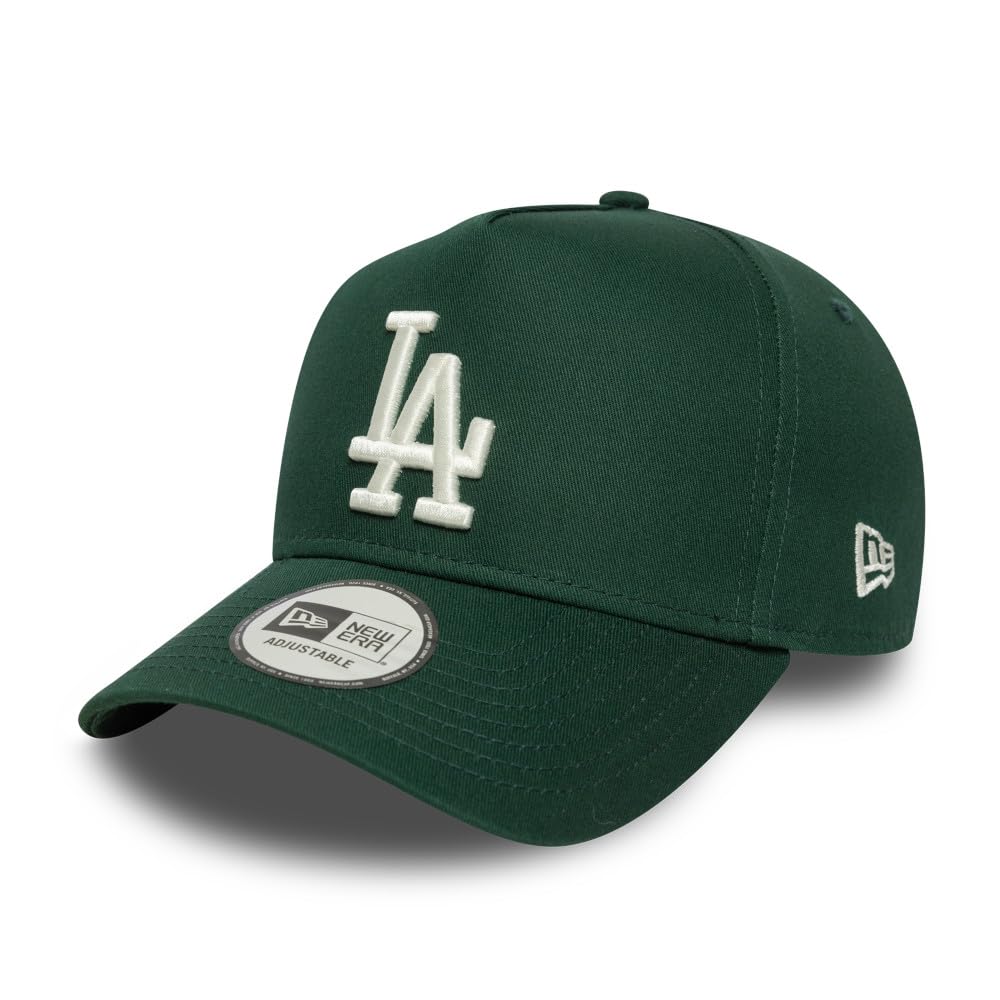 New Era League Ess E-​Frame Dodgers CapEra Donna/​Uomo - Cappello da Baseball MLB Snapback a Visiera Curva, con Tesa per Tutte le Stagioni Primavera Estate Autunno Inverno, Verde foresta, Taglia unica