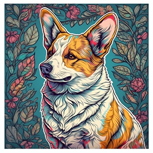 Image of Yoonek Graphics Welsh Corgi Welsh Corgi Dog Vinyl Decal Sticker for Car, Laptop, Tumbler, More. #009916-6