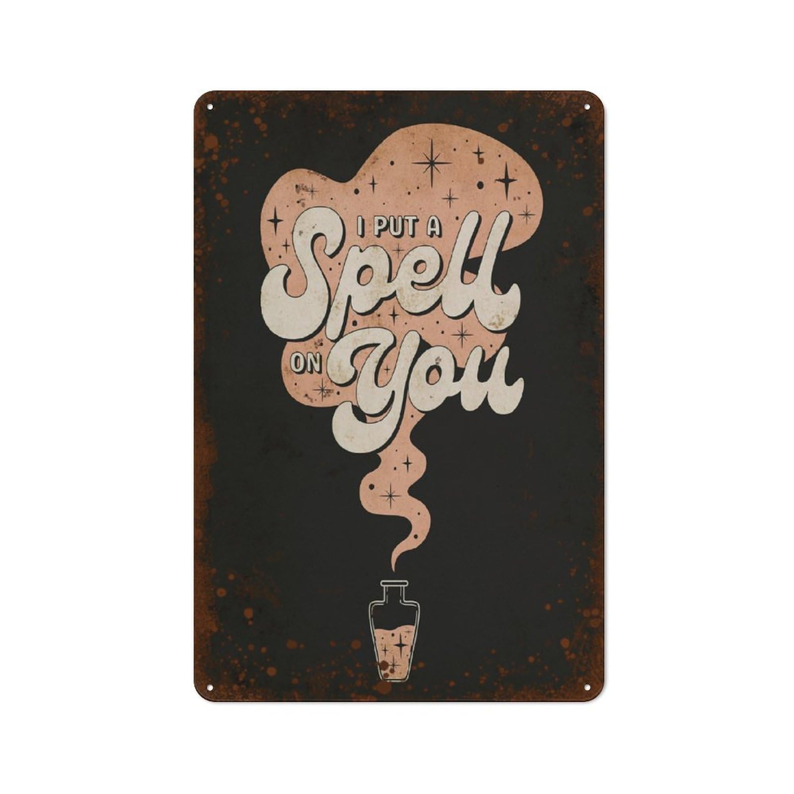 Kwqdozf Style-8 8X12 Inch I Put A Spell On You Halloween,Retro Potion 8X12 In