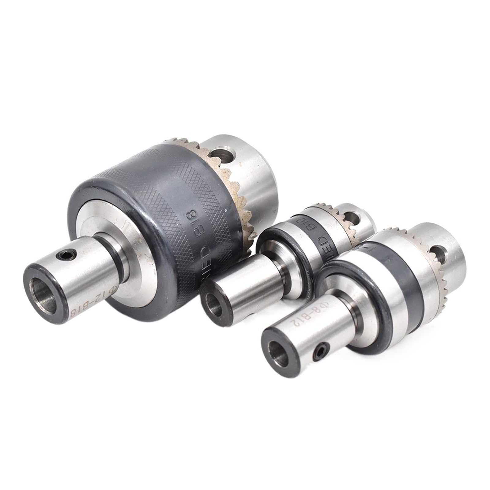 1 Set Mandrino for Trapano Leggero B10/B12/B16/B18 Foro Interno 5/6/7/8/9/10/11/12/14mm Adattatore Albero Motore Biella (Size : Inner Hole 8mm -B12)