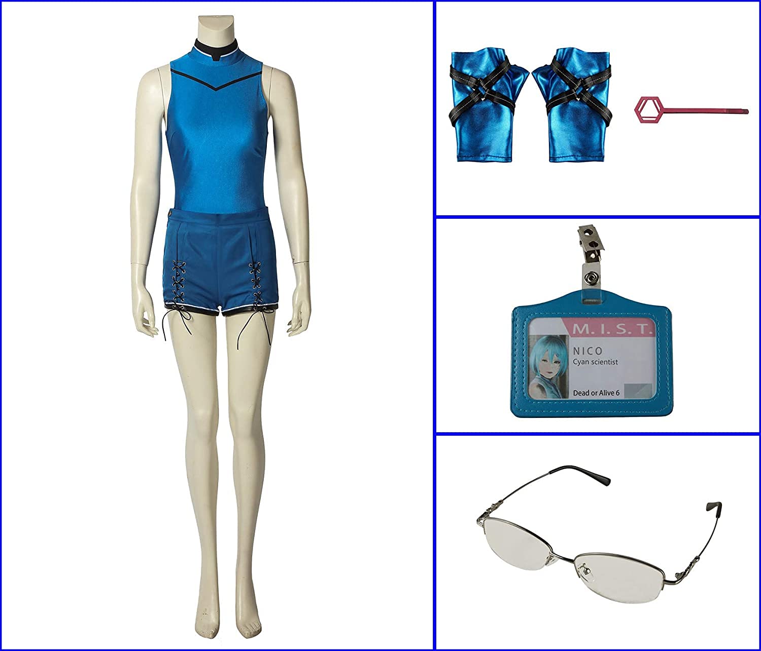 Amazon | デッド・オア・アライブ6 DEAD OR ALIVE6 ニコ NICO コスプレ