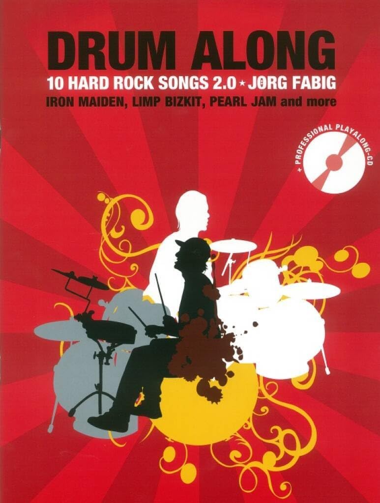 Drum Along - 10 Hard Rock Songs 2.0. Includes CD