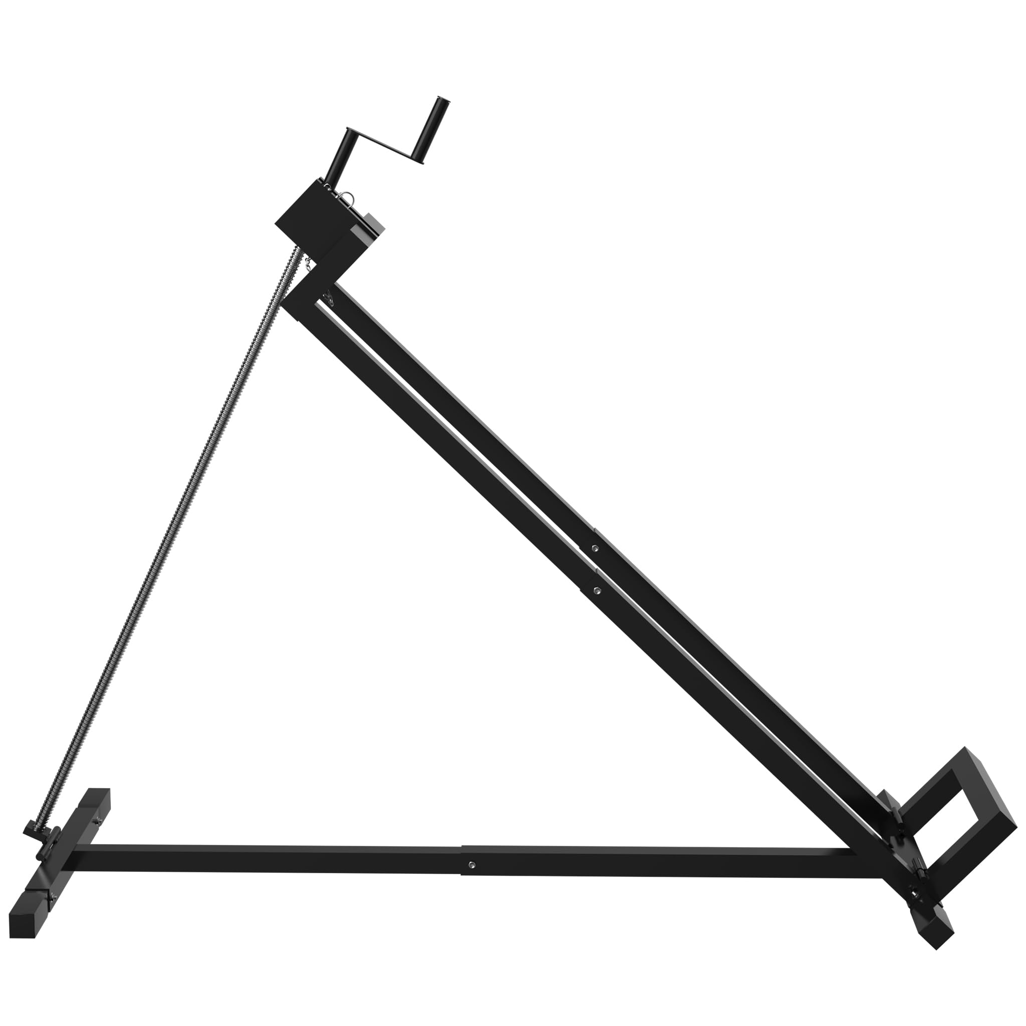 Mähheber für Rasentraktoren, 400 kg Tragkraft, Höhenverstellbar 5–95 cm, Breite 66–102 cm, Stabiler Stahl Mäherheber zur Wartung & Reinigung, Schwarz
