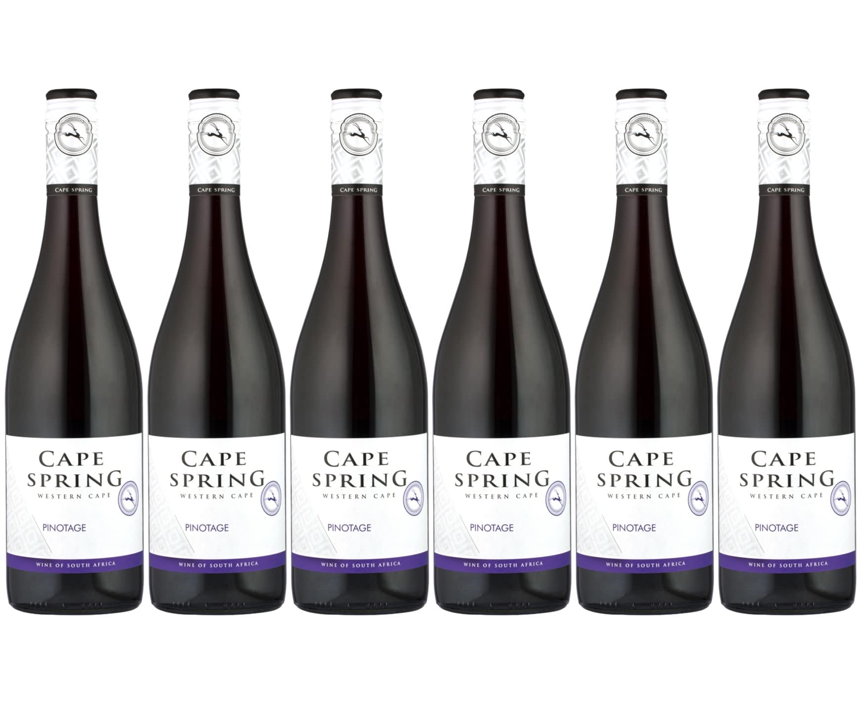 Cape Spring - Rotwein Pinotage Rouge aus Südafrika (6 x 0.75 l)