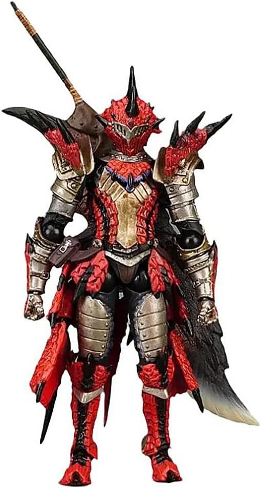 15cm Rathalos Zinogre Figure PVC Statue Anime Figures Action Figure Model Collection Doll Decoration Gift (Color : Red)