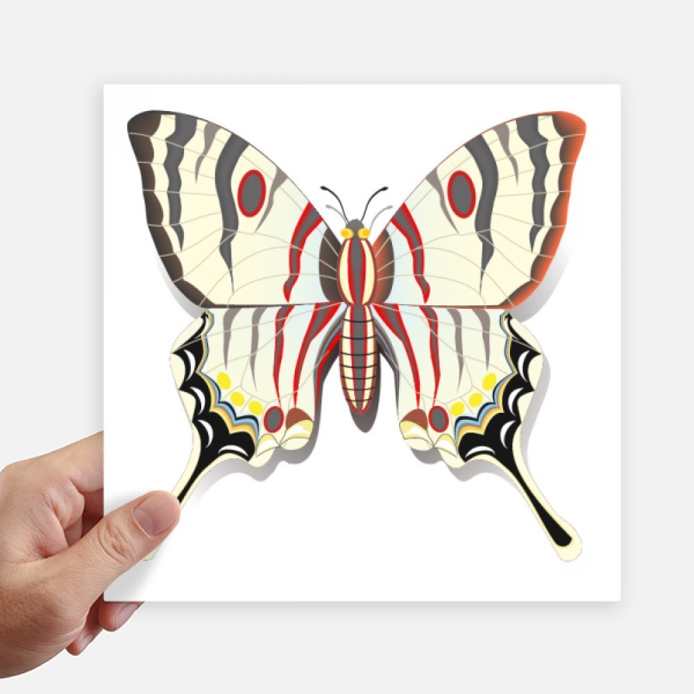 Pegatinas de mariposa cuadradas vinilos para portátiles y motos autoadhesivos de 20x20