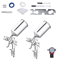 Algopix Similar Product 16 - Yescom HVLP Stainless Air Spray Gun Set